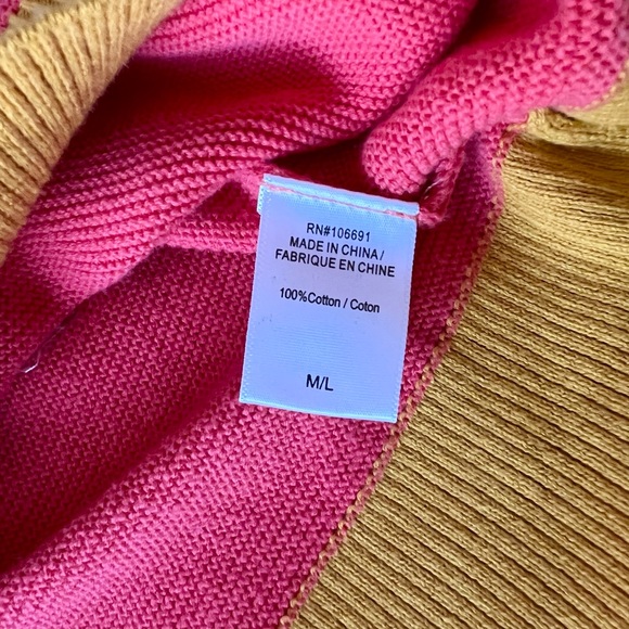 {SOLD} Color block Striped Sweater - Picture 6 of 6